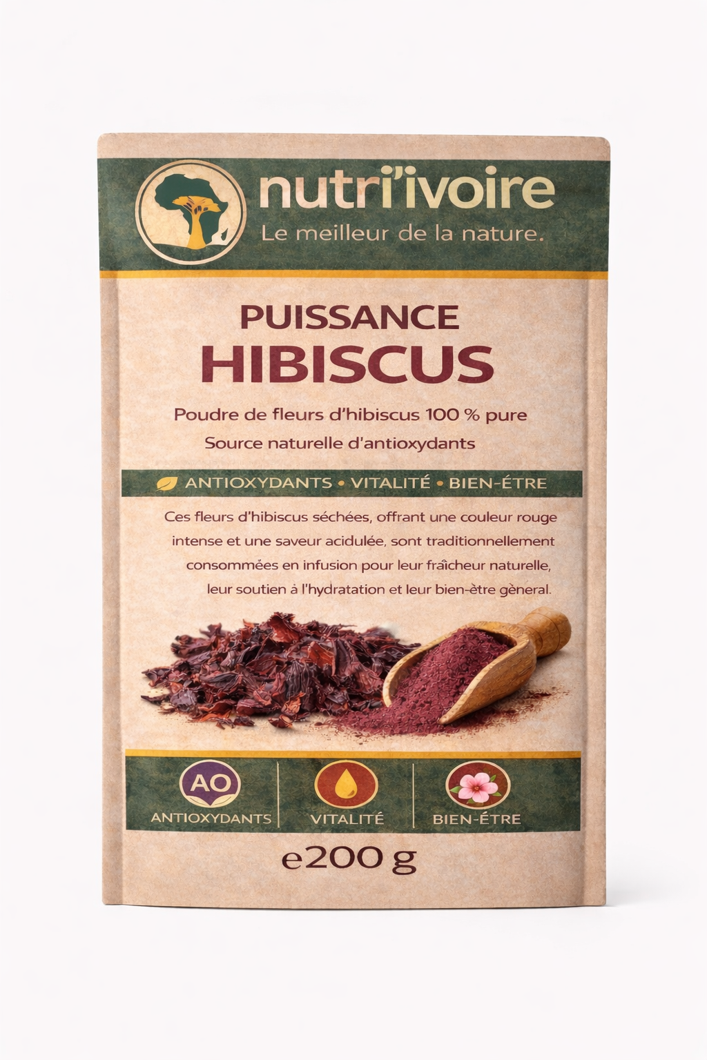 Poudre de hibiscus